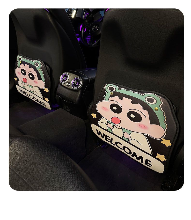 Car Anti-Kick Mat for Rear Seats, Interior Decoration, Seat Back Anti-Wear, Cute and Durable Mat, Car Accessory, Protective Shield