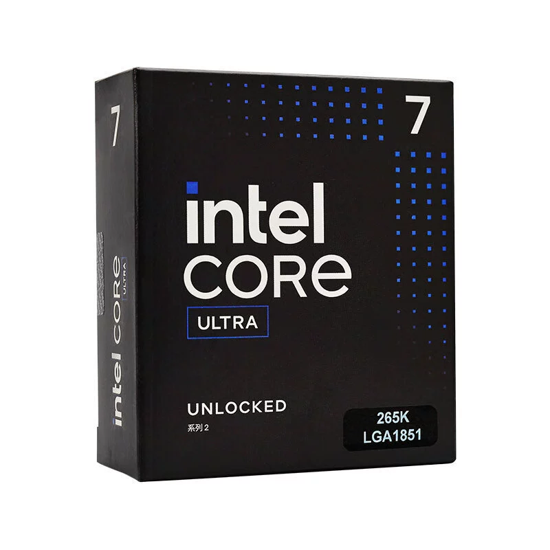 Процессор настольный Core Ultra 7 265K 20 ядер 20 потоков, упакованный CPU для киберспорта/офиса