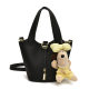 Fashion Western Style Vegetable Basket Bucket Bag Women's 2025 New Elegant Pure Color Litchi Pattern Niche Shoulder Crossbody Bag