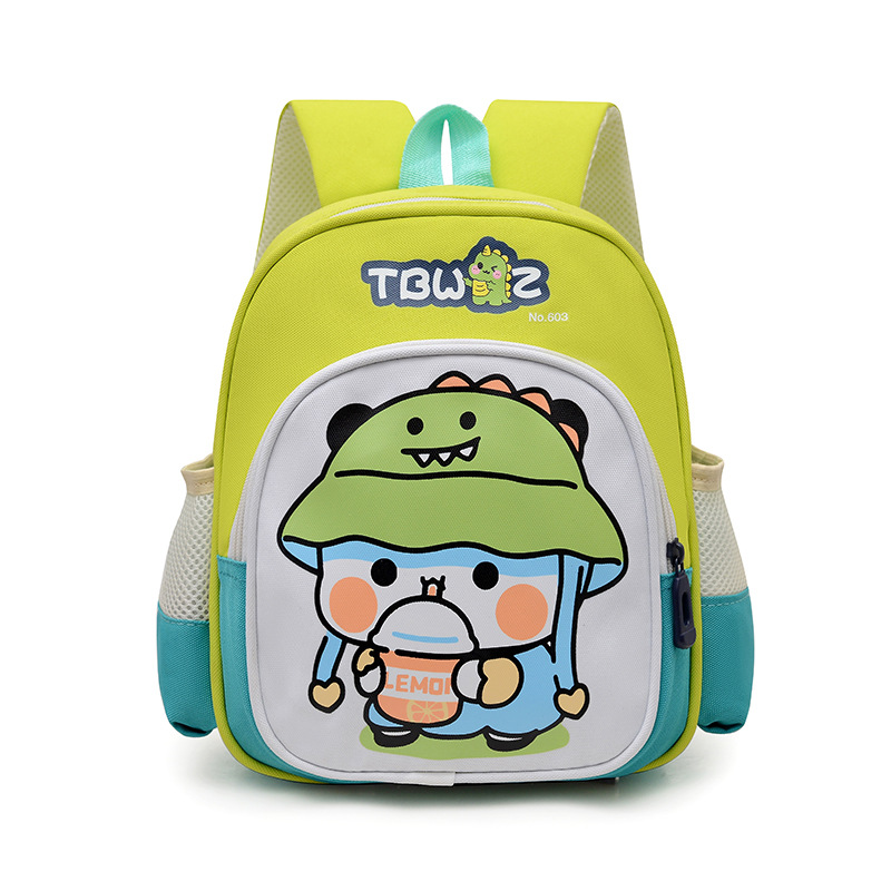 Mochila infantil transfronteriza de dibujos animados pequeños dinosaurios bolsas escolares para niños de jardín de infantes de 3 años de edad, 5 años de edad, mochila para niñas lindas