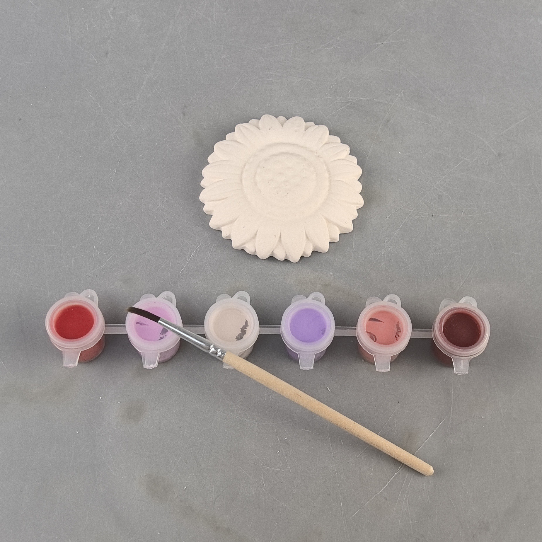 Creativo de bricolaje personalizado, cerámica en blanco, flor de mariposa, imán de nevera magnético, decoración, dibujos animados de forma especial creativos lindos