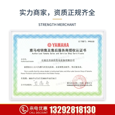 Japan Yamaha Generator Avtomobil generatorları