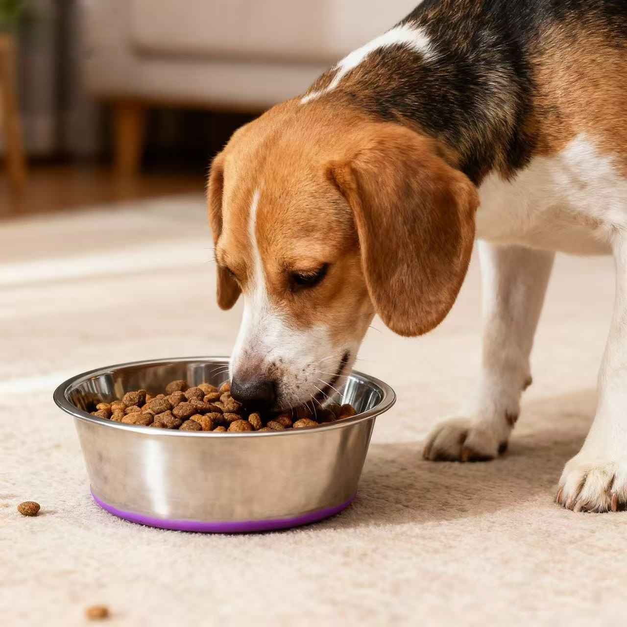 Tazón para perros de acero inoxidable Tazón para perros Tazón para perros antivolcado Tazón para agua para perros Suministros transfronterizos Tazón para mascotas Tazón para perros grande Tazón para arroz para perros