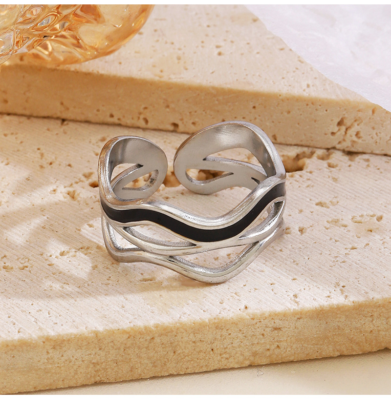 Wholesale Jewelry Ethnic Style Geometric Star Heart Shape 304 Stainless Steel Plating Stainless Steel Rings display picture 1