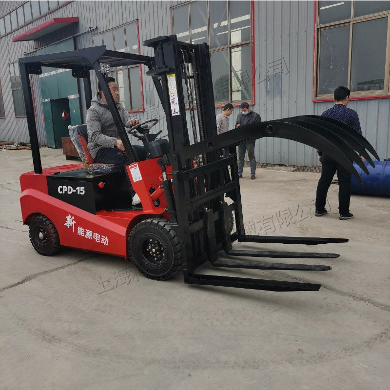 小型液压型电动叉车铲车 2吨升高3米运输工具车 全自动货物装载车