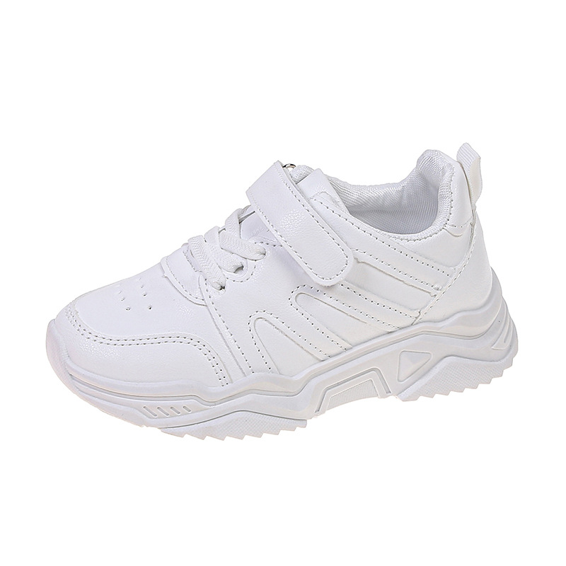 Zapatillas Deportivas Casuales para Niños de Cuero Sintético e Impermeables, Ligeras y Antideslizantes