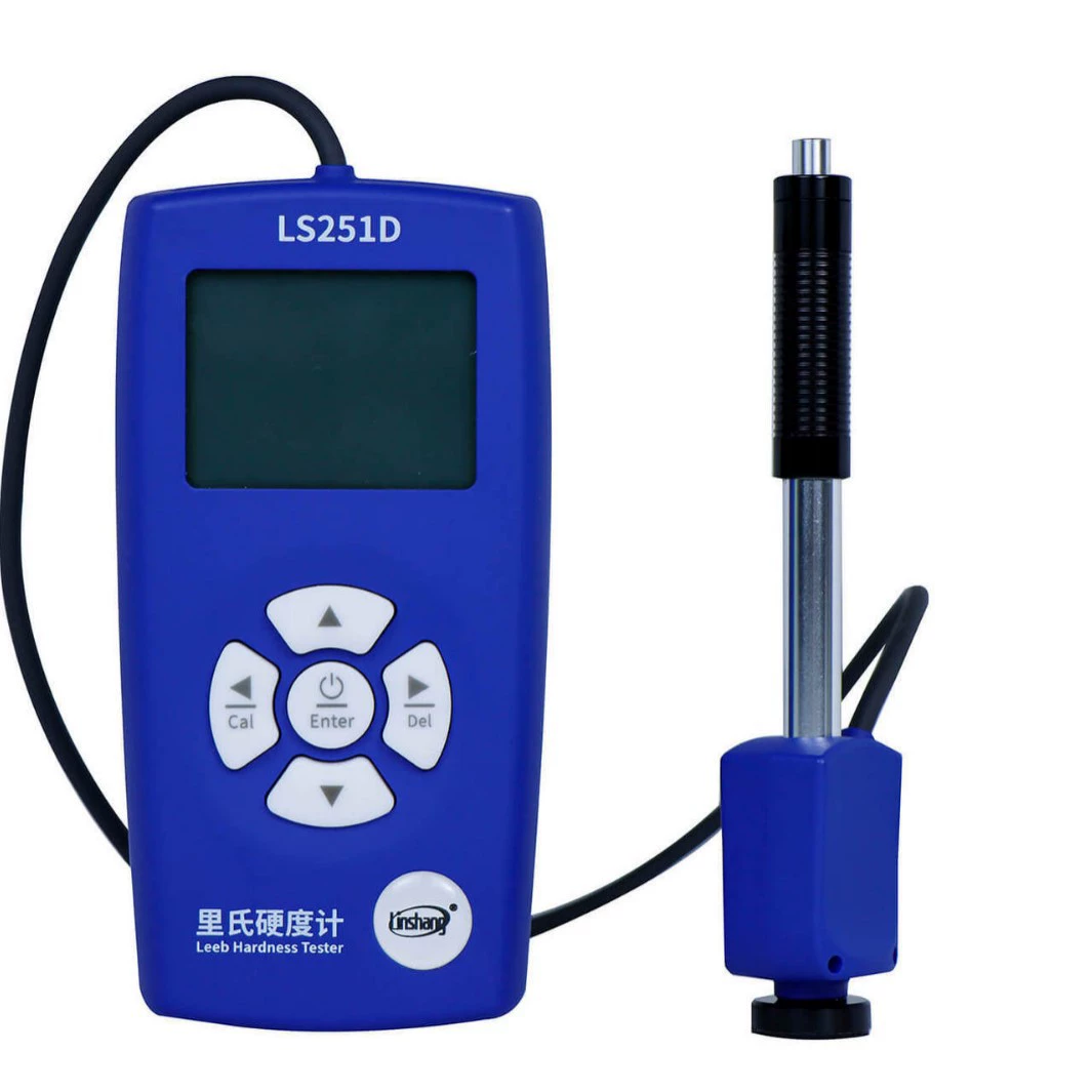 LS251D Высокоточный измеритель твердости по шкале Рихтера LS253D ручной твердомер металлический стальной чугунный измеритель твердости