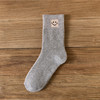 Colored keep warm Japanese cartoon knee socks, increased thickness, mid-length, wholesale