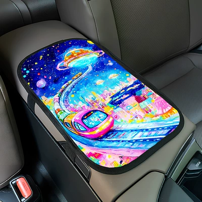 Armrest box pad, patterns, sponge car interior accessories - zkfs021