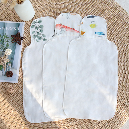 Spring and summer new baby sweat absorbent towel large size children's sweat towel bamboo cotton gauze sweat towel baby pad sling