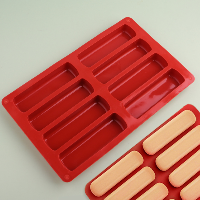 Espesar 8 litros tiramisu dedo molde de galletas casera molde de pastel de grano de grano de alimentos resistente a altas temperaturas