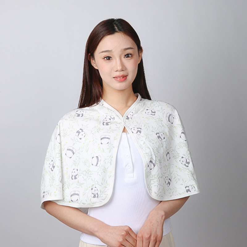 【かわいい淘】夏の産婦月子ストール単層純綿薄手防風マント肩保温座月子|undefined