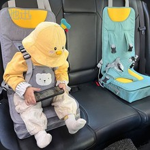 rEq儿童安全座椅坐垫轿车用0-12岁宝宝婴儿车载通用简易便携式坐