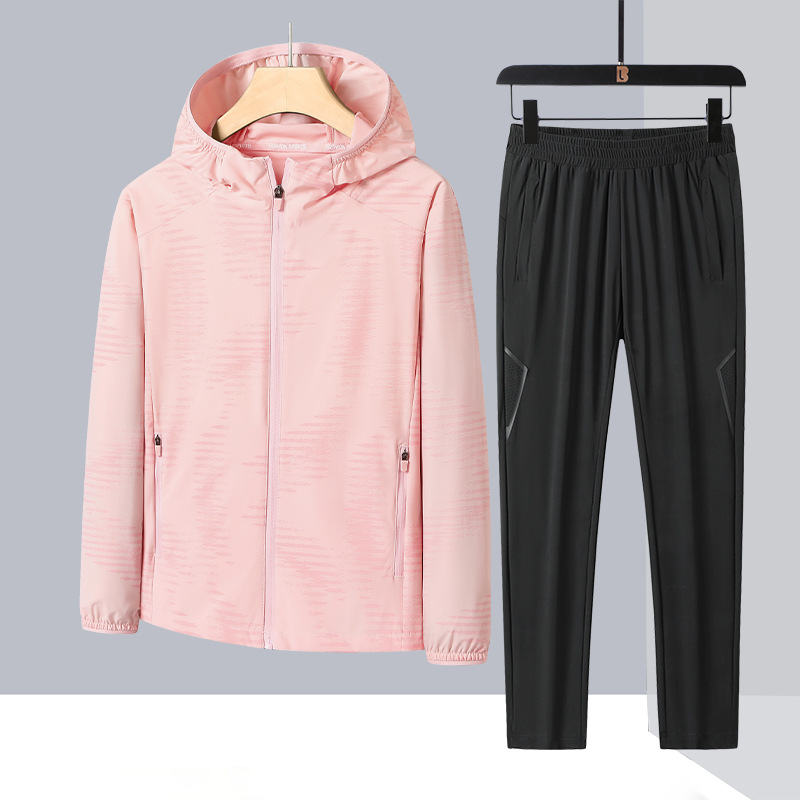 Women's top light pink + pants
