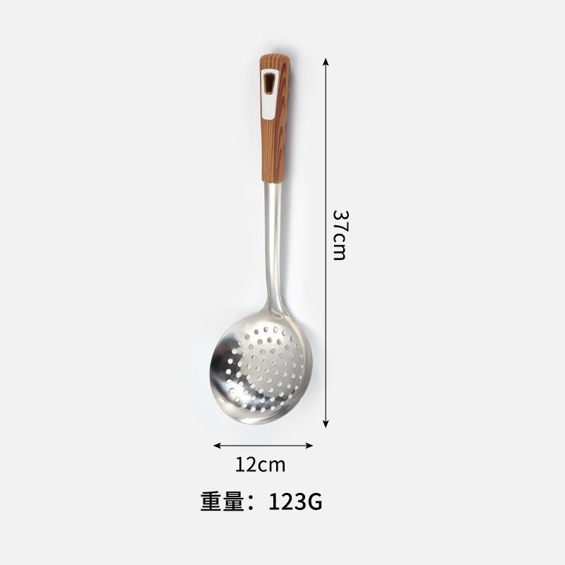 Fuga de malla con mango de grano de madera 12 #