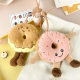 Cartoon French Donut Plush Doll Simulation Dessert Fun Doll Bag Pendant Grab Doll Small Gift