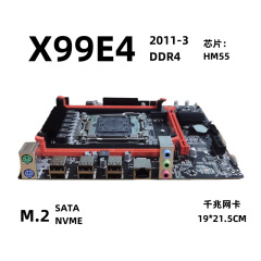 新しい X99E サーバー DDR4 デスクトップコンピュータのマザーボード EV3EV4 ギガビットネットワークカードスタジオゲームセット