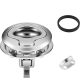 Rv Yacht Stainless Steel 1.5inch Flush Pull Cabin Door Lock Door Brake Lock Silver for Campers
