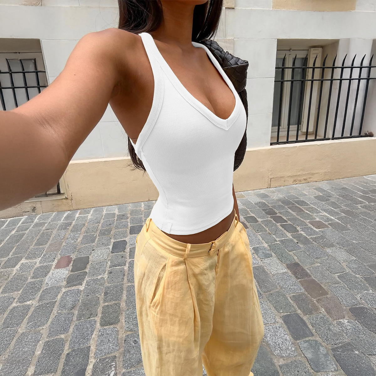 Cross-border European And American Y2K Spice Girls Sexy Slim Sling Vest T-Shirt Women's 2026 Summer_ecoleips.com