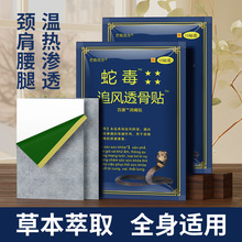 源自越南蛇毒追风透骨贴消痛贴颈肩腰腿关节军膏药贴10贴平台代发