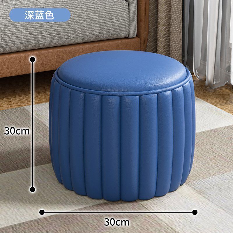 *家庭用小さなスツール、低いスツール、インターネット有名人のカボチャの小さなベンチ、リビングルームのソファ、コーヒーテーブルのスツール、丸いスツール、靴を交換するためのシンプルなスツール|undefined