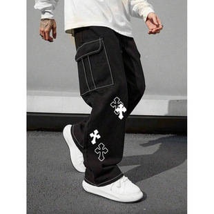 R 99264 Vintage Star Patch Pants �͹������N��ѝ�羳���u