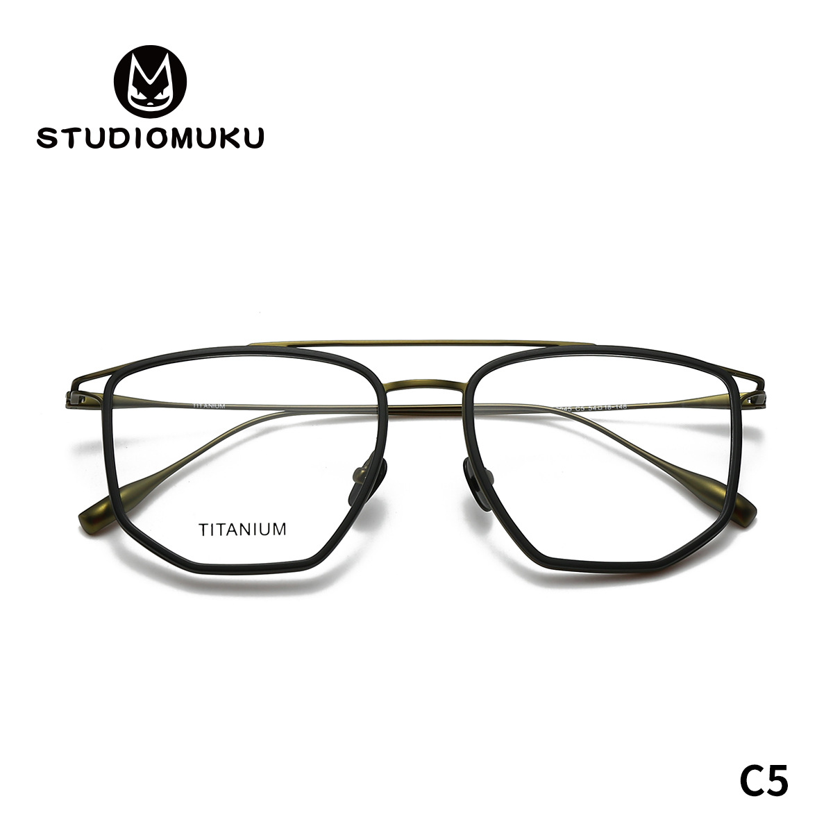 Gafas de doble haz de simple gusto y estética para satisfacer la comodidad de los magnates de la moda, monturas de gafas, monturas de gafas
