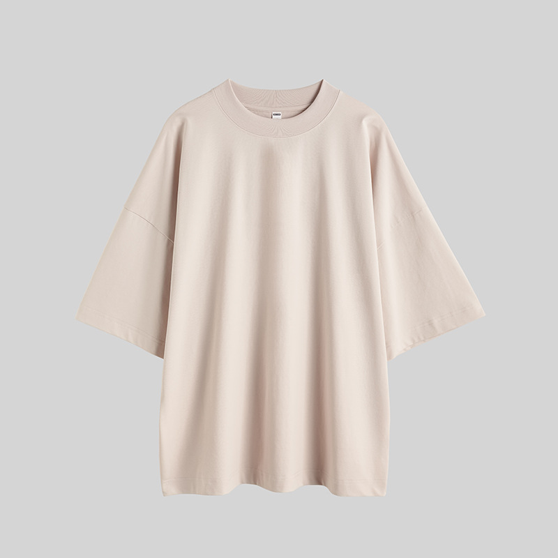 ROW極簡風郭形コウモリ袖tシャツ女性ゆったり版後中縫いデザイン感シンプルな半袖tシャツ