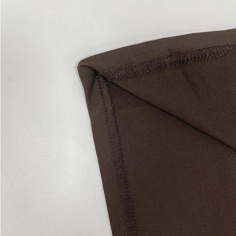 Women's Sexy Deep V Long Sleeve Dress American Style Solid Color Waist Cinching Bodycon Fashion For Autumn_ecoleips.com