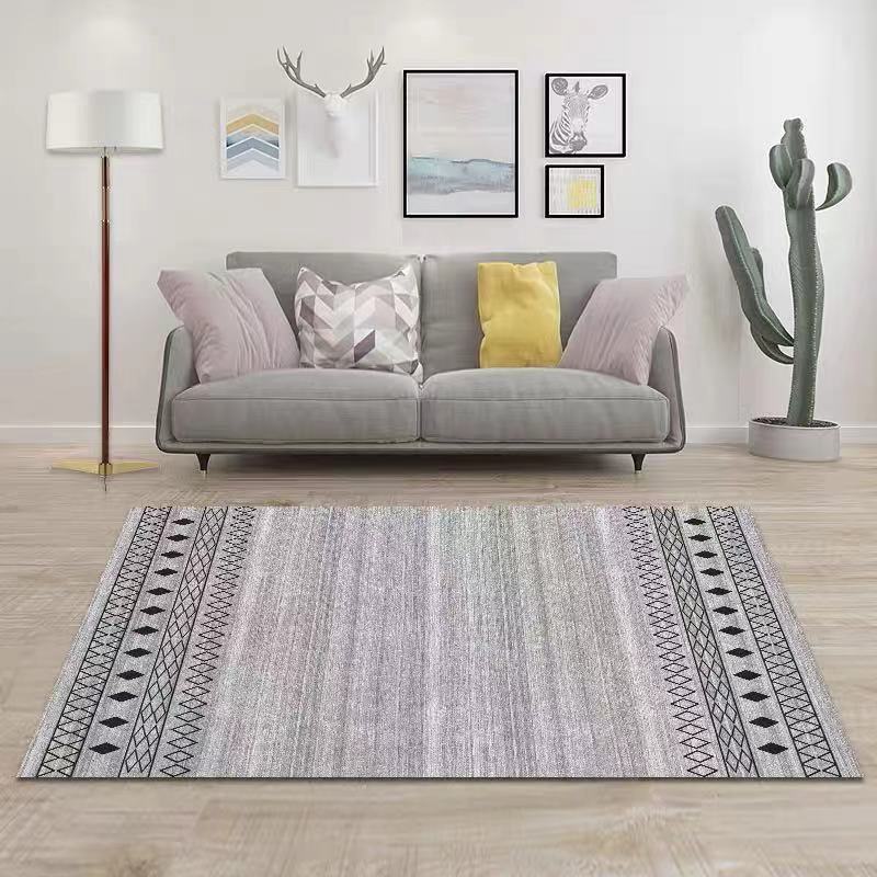 Alfombra para sala de estar de estilo bohemio, alfombra para mesa de centro, alfombra para dormitorio, alfombra para la entrada, se puede enviar en nombre de terceros. image 11