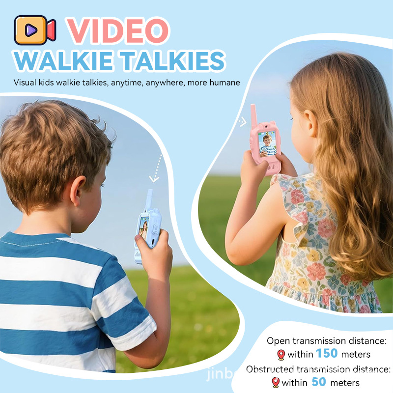 Walkie-Talkie con Video para Niños de Plástico ABS con Llamada HD para Exteriores image 4