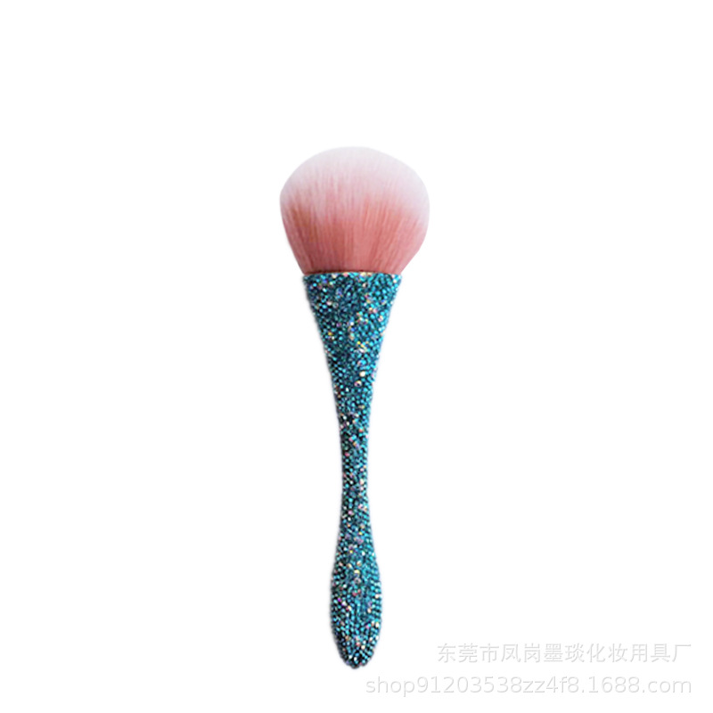 Nuevo cepillo de maquillaje en polvo suelto de gran tamaño solo en stock cubilete rubor cepillo trabajador de belleza