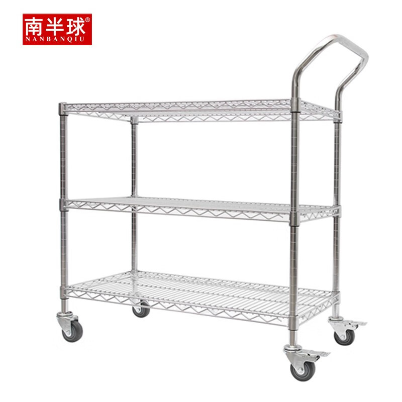南半球 NANBANQIU 仓库物料车 静音周转车拣货车76*35*104cm 3层