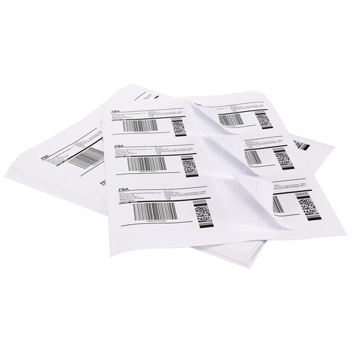 Amazon FBA label paper A4 self-adhesive box label print labels SKU warehouse self-adhesive barcode paper blank sticker