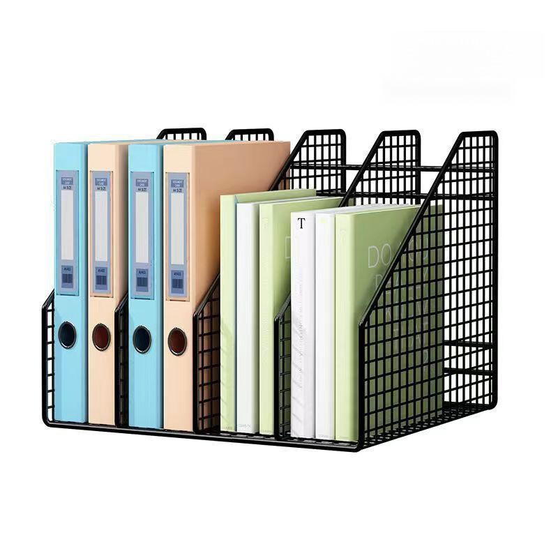 デスク収納用品書籍用ファイルラックa4紙垂直多層鉄学生情報本棚|undefined
