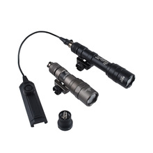 跨境战术手电筒M300B M600B强光LED下挂20mm双控SF接口鼠尾电筒