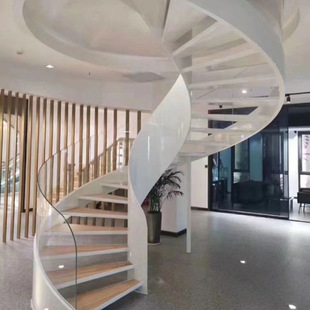 Chengdu Manufacturers to Make Spiral Staircase Art Staircase Shaped Steel Structure Glass Spiral Staircase All Kinds of Steel Str
