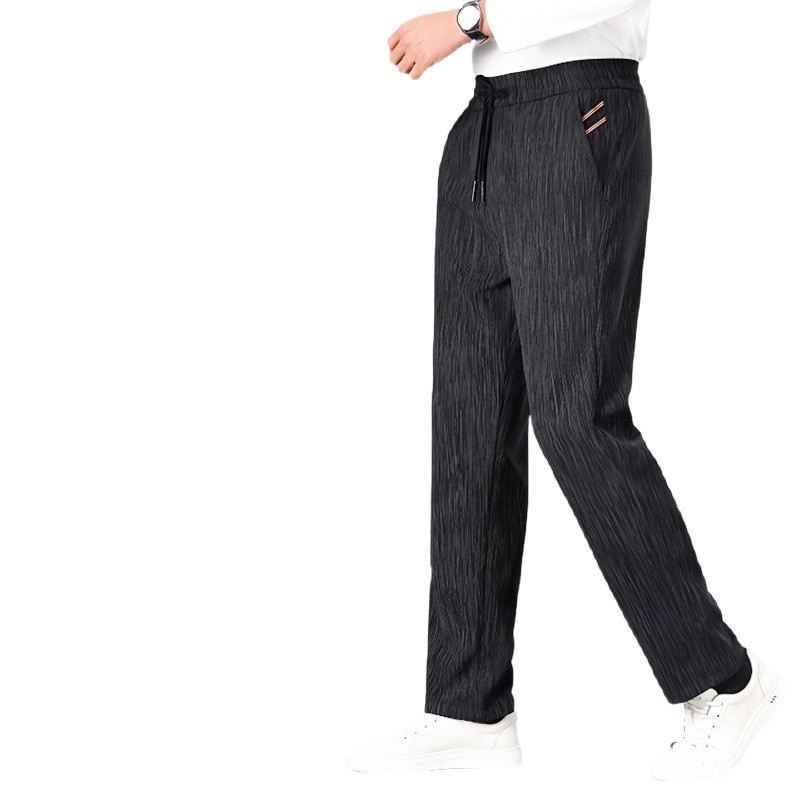 Pantalones casuales de hombre transfronterizos de invierno de terciopelo grueso pantalones de hombre de terciopelo comercio exterior sueltos pantalones deportivos de terciopelo rectos