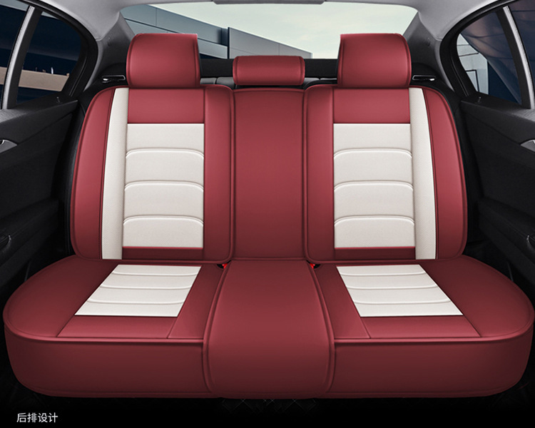 Napa Leather All-Season Car Seat Cushion Fully Surrounded Leather Car Seat Cover Cross-Border Foreign Trade Breathable and Wear-Resistant Seat Cover