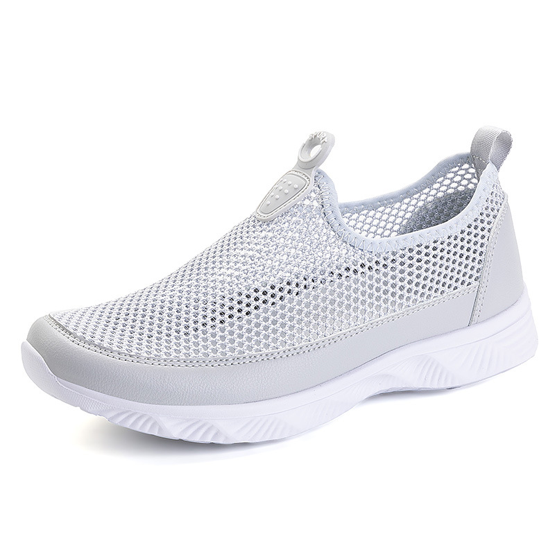 Slip-On Plus tamaño pareja zapatos ligeros transpirables slip-on zapatillas volando tejidos zapatos casuales de las mujeres zapatos de los hombres zapatos de los deportes al aire libre