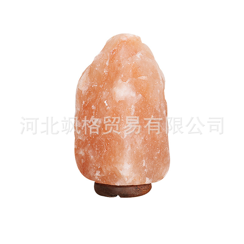 Lámpara de sal de forma natural al por mayor lámpara de sal de cristal del Himalaya dormitorio lámpara de noche mineral lámpara de sal de Pakistán