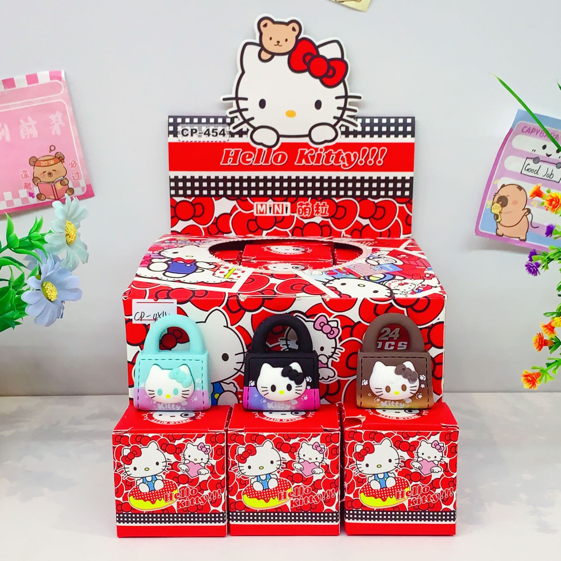 Новая креативная коллекционная фигурка Sanrio Hello Kitty в закрытой упаковке, модная игрушка, милая кукла для девочек, оптом