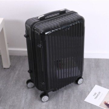 New Cross-Border Luggage Suitcase for Women 20inch Carry-On Suitcase with 24 Universal Wheels, Zipper Style, Lightweight Student Trolley Suitcase