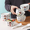 Cartoon Scandinavian tableware, set, family style