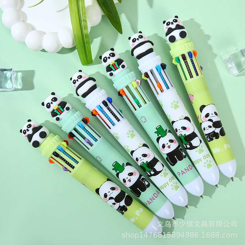 cartoon cute creative multicoloured ballpoint pen