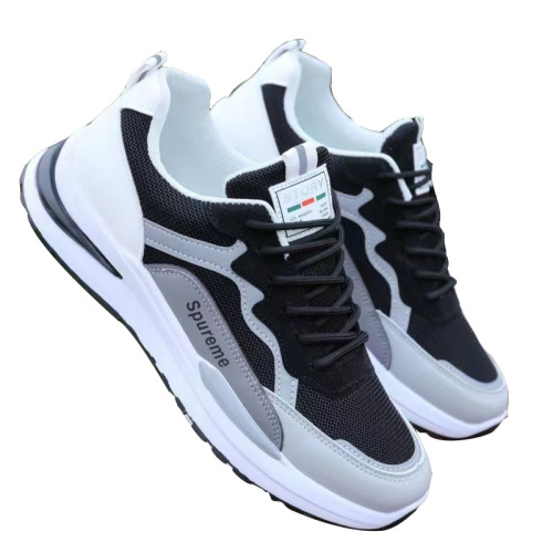  Spring New Men's Shoes Mesh Breathable Sports Casual Shoes Soft Sole Anti-Slip Comfort Running Shoes Fashion Trend