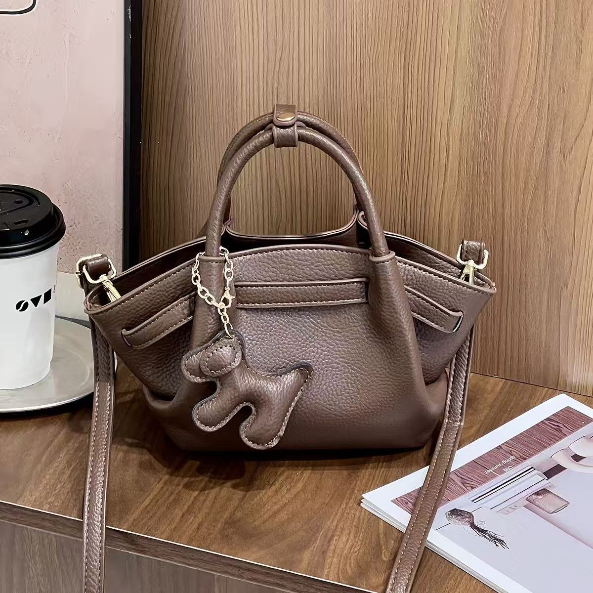 Bolso de mano simple de color sólido, bolso de moda, bolso de bolsillo, bolso de hombro, bolso de mochila, bolsas transfronterizas