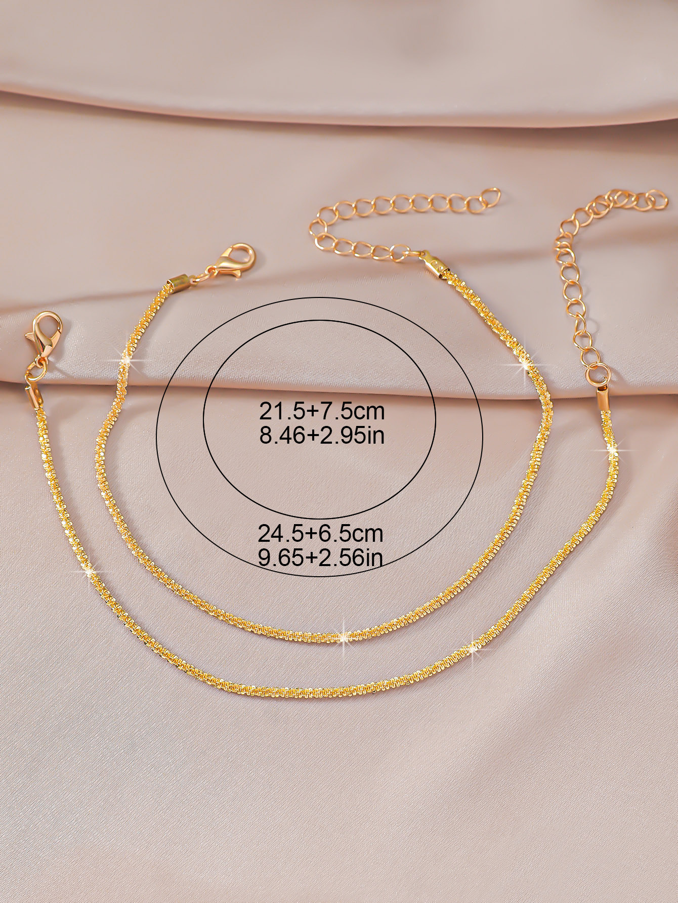 15g Weight Anklet Classification 1 Piece Quantity Casual Occasion Alloy, Copper Material Cross Pattern Women's Gender Beach, Simple Style Style Wholesale Jewelry Beach Simple Style Cross Alloy Copper Anklet 29