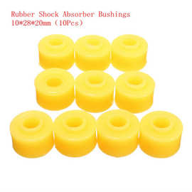 适用于汽车减震器用10mm内径黄色橡胶减震器衬套10x28x20mm