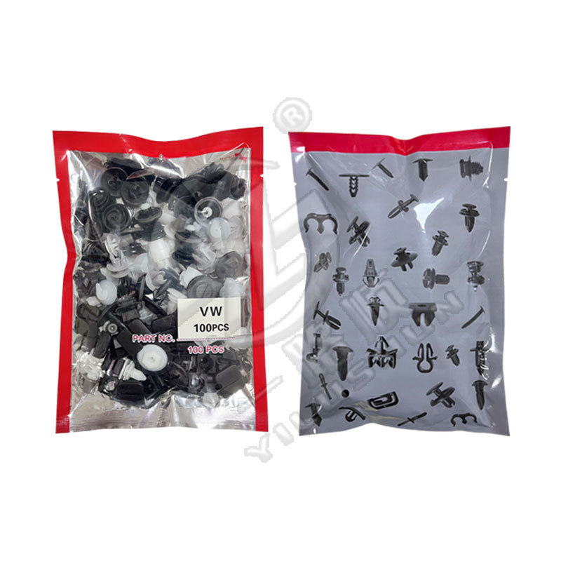 Adecuado para Volkswagen parachoques empuje hebilla puerta panel placa fija hebilla frontal cubierta de aislamiento térmico clip de algodón